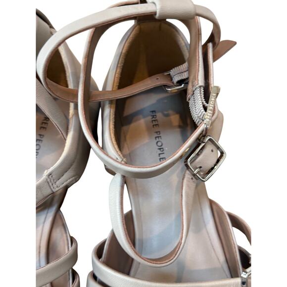 NWOT Free People Free People Hart Flat Beige Size 9.5 US - Picture 6 of 9